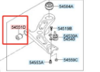 HYUNDAİ İ30 ÖN SALINCAK BURCU KÜÇÜK 54551-3X000